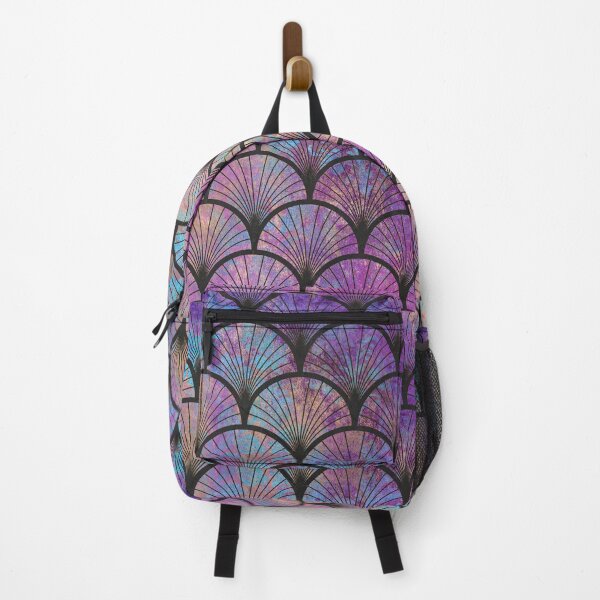 Item preview, Purple And Blue Geometric Peacock New Pattern Feather Colorful Paisley Rainbow Bird  designed and sold by Rokay Arts.