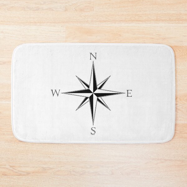 Item preview, Wind rose compass sailing map white designed and sold by 7T-Designs.
