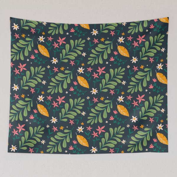 Item preview, Fashionable Flowers Motif Yoga & Meditation designed and sold by SYSJ.