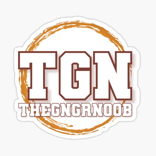 TheGngrNoob Logo Sticker