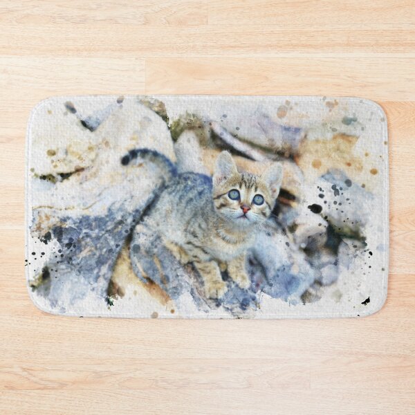 Item preview, Crete Kitten, Watercolor designed and sold by TwoSmallPtatoes.