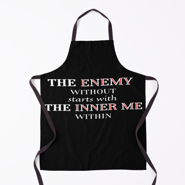Item preview, The Enemy Vs The Inner Me - Play on Words and Vibration designed and sold by HopeMerc.
