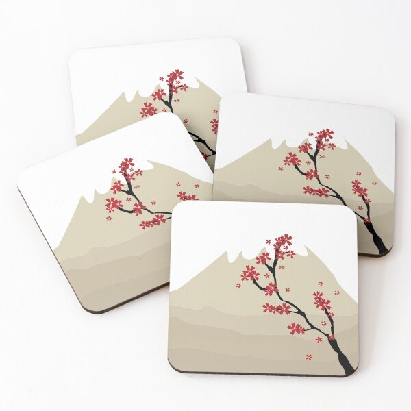 Artikelvorschau, Japanischer Berg mit Kirschblüten entworfen und verkauft von zerkil.