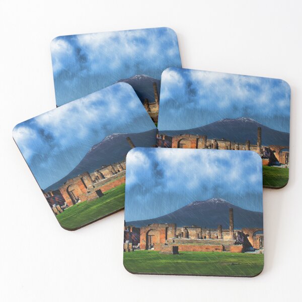 Item preview, Vesuvius And Pompeii In The Rain designed and sold by alabca.