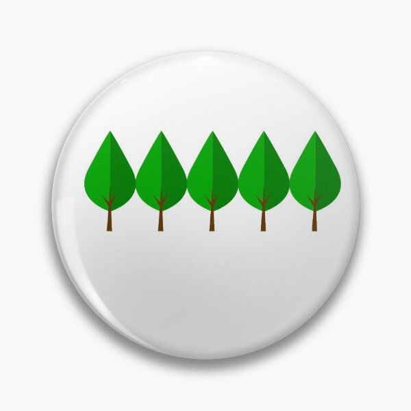 Item preview, Cartoon row of trees designed and sold by zerkil.