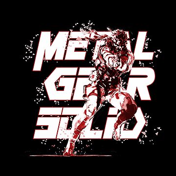 Artwork thumbnail, Metal Gear Solid - T-Shirt (Red) by realnerdtshirt
