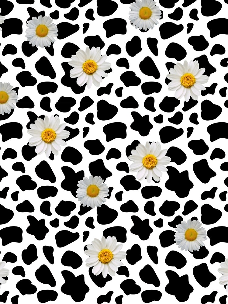 Imagen 4 de 4, Vestido acampanado con la obra Estampado Daisy Cow, diseñada y vendida por PeppernCo.