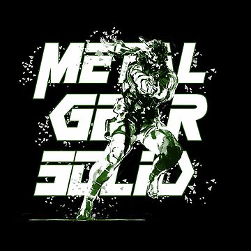 Artwork thumbnail, Metal Gear Solid - T-Shirt (Green) by realnerdtshirt