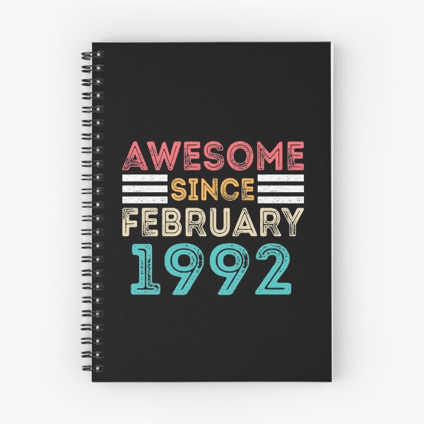 Item preview, Retro Vintage Birthday Gift - Awesome Since February 1992 designed and sold by meedTee.