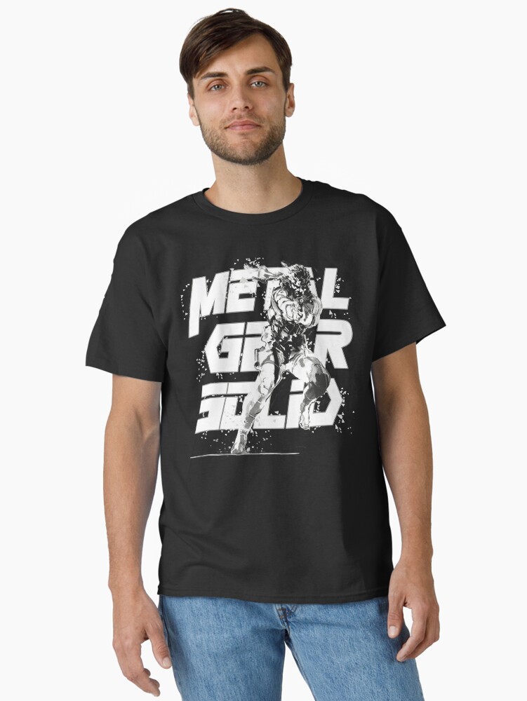 Thumbnail 2 of 7, Classic T-Shirt, Metal Gear Solid - T-Shirt (Grey) designed and sold by realnerdtshirt.