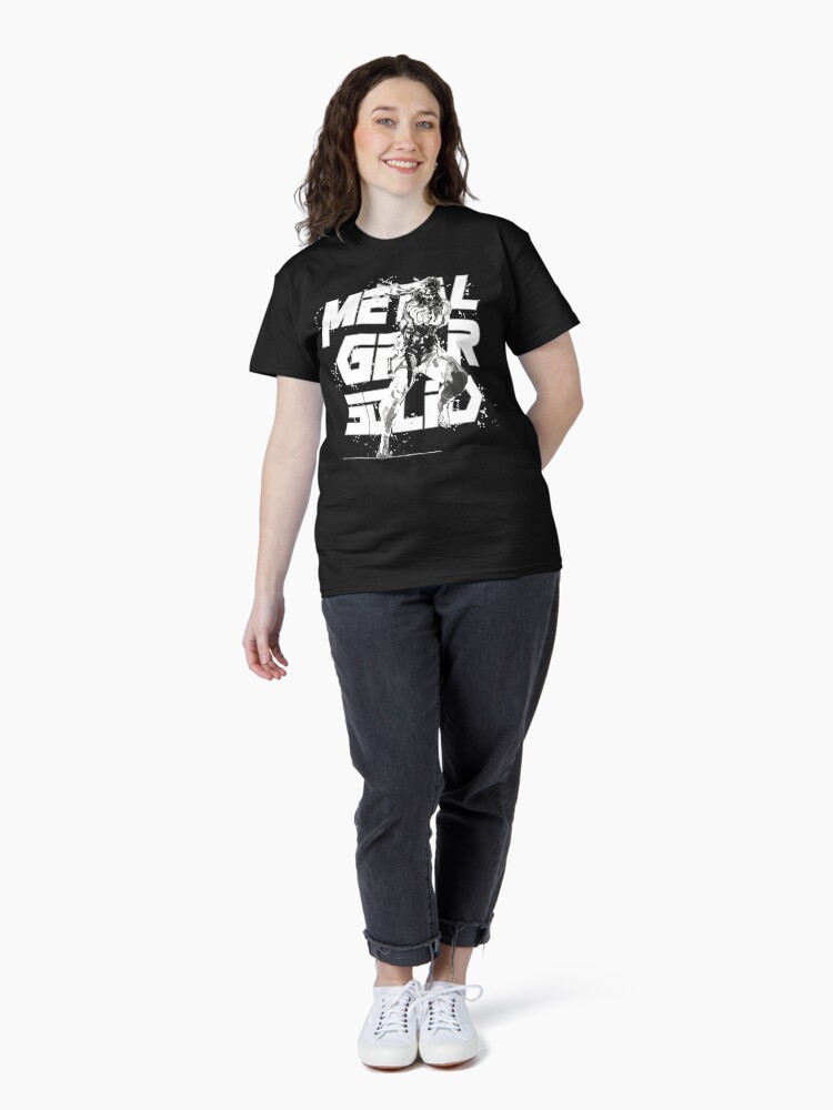 Thumbnail 4 of 7, Classic T-Shirt, Metal Gear Solid - T-Shirt (Grey) designed and sold by realnerdtshirt.