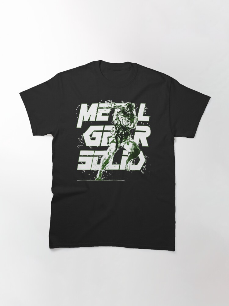 Thumbnail 3 of 7, Classic T-Shirt, Metal Gear Solid - T-Shirt (Green) designed and sold by realnerdtshirt.