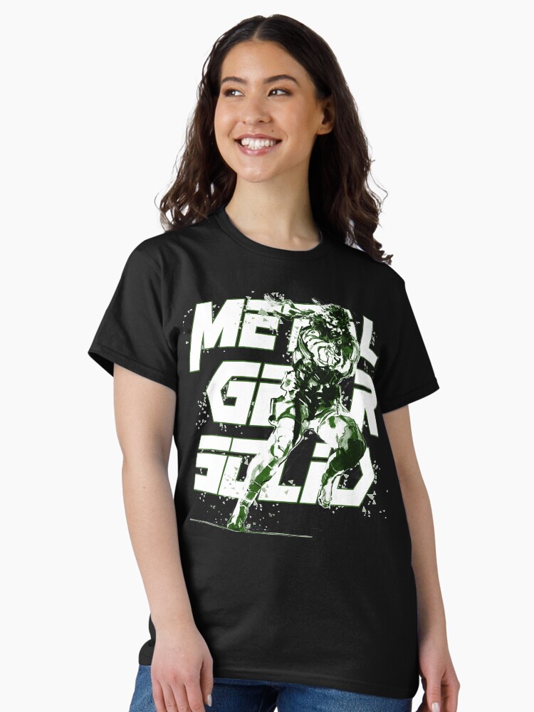Thumbnail 2 of 7, Classic T-Shirt, Metal Gear Solid - T-Shirt (Green) designed and sold by realnerdtshirt.