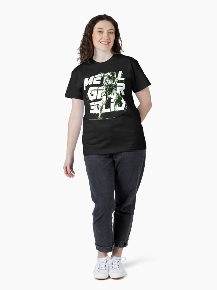 Thumbnail 4 of 7, Classic T-Shirt, Metal Gear Solid - T-Shirt (Green) designed and sold by realnerdtshirt.