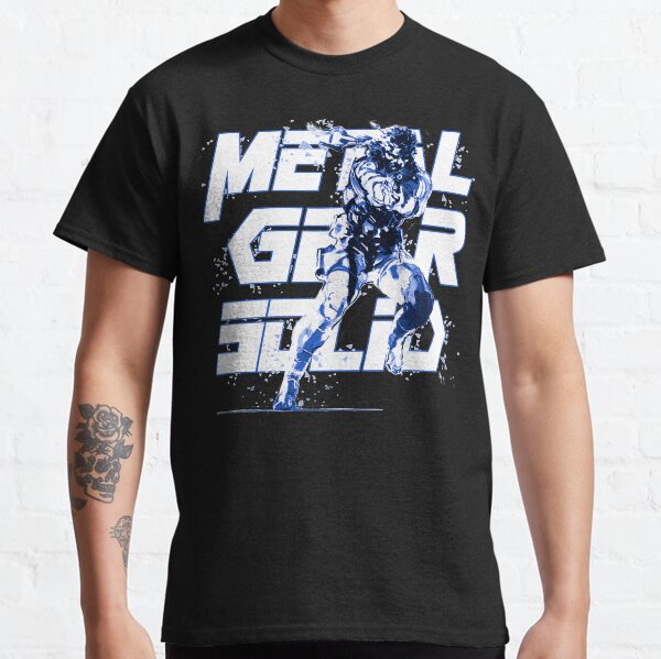 Item preview, Metal Gear Solid - T-Shirt (Blue) designed and sold by realnerdtshirt.