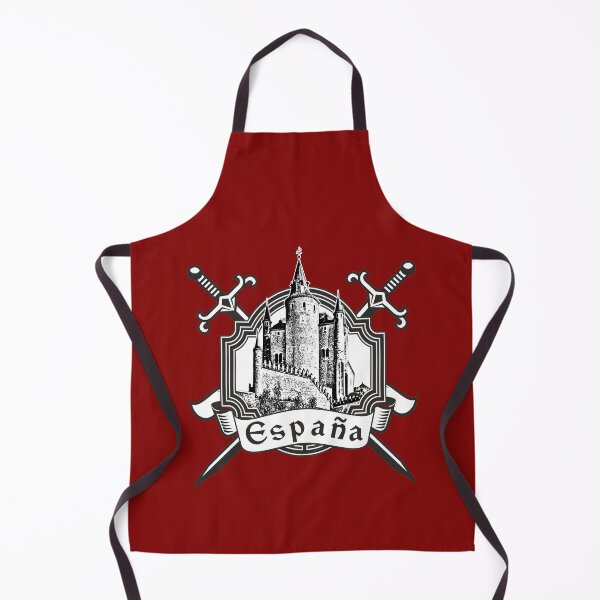 Item preview, The logo of the Spain with Spanish castle (Alcazar, Segovia) and swords. designed and sold by Newlander90.