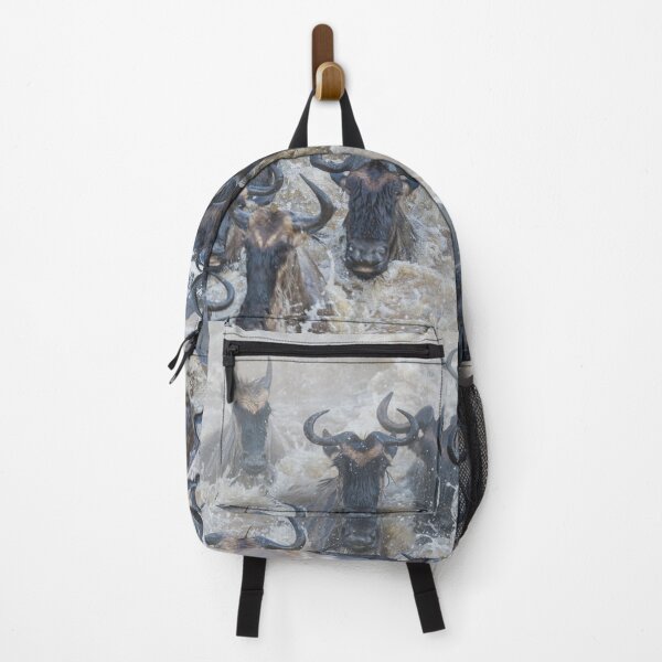 Item preview, Wildebeest cross the Mara River in the Masai Mara of Kenya. designed and sold by Ingo Gerlach.