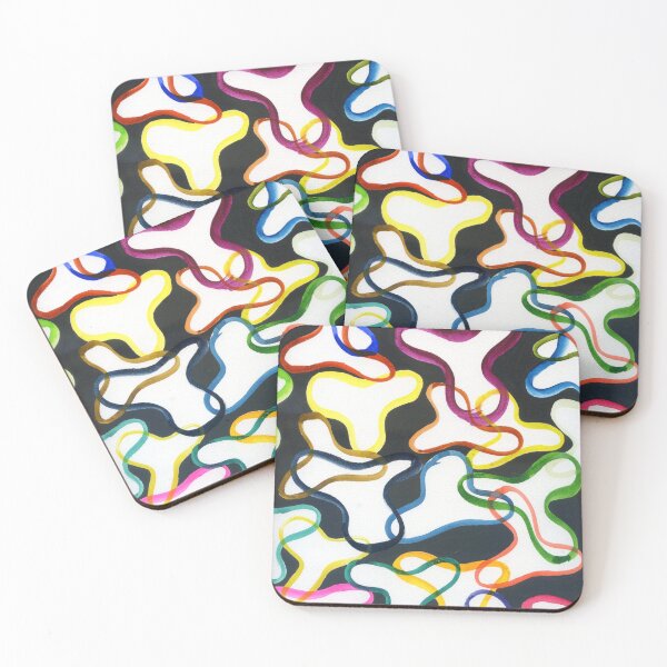 Item preview, abstract shapes - rainbow designed and sold by kosarandrea.