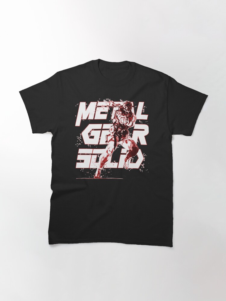Thumbnail 3 of 7, Classic T-Shirt, Metal Gear Solid - T-Shirt (Red) designed and sold by realnerdtshirt.