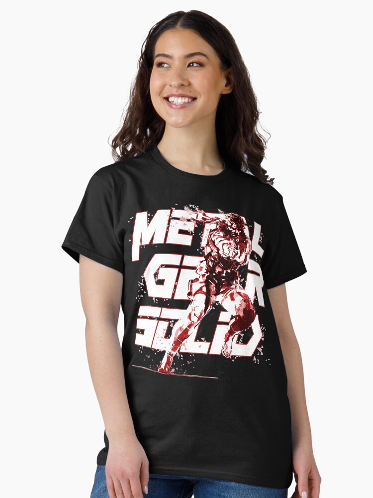 Thumbnail 1 of 7, Classic T-Shirt, Metal Gear Solid - T-Shirt (Red) designed and sold by realnerdtshirt.