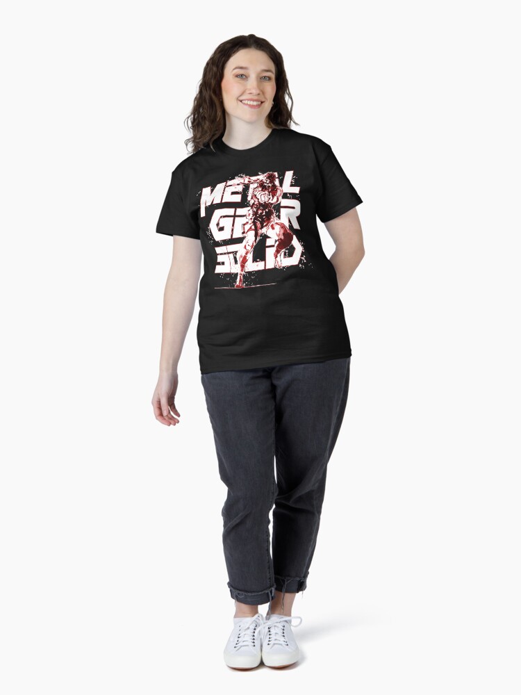 Thumbnail 4 of 7, Classic T-Shirt, Metal Gear Solid - T-Shirt (Red) designed and sold by realnerdtshirt.