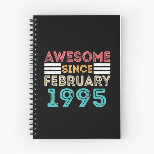 Item preview, Retro Vintage Birthday Gift - Awesome Since February 1995 designed and sold by meedTee.