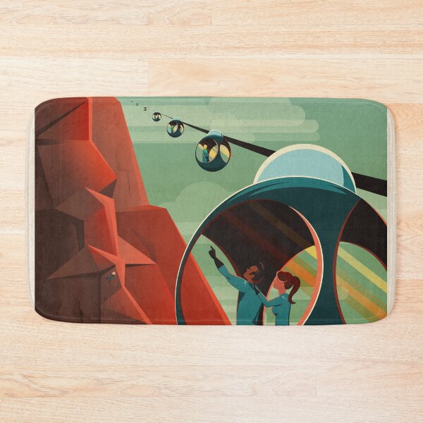Item preview, Mars tourism poster for Olympus Mons designed and sold by BokeeLee.