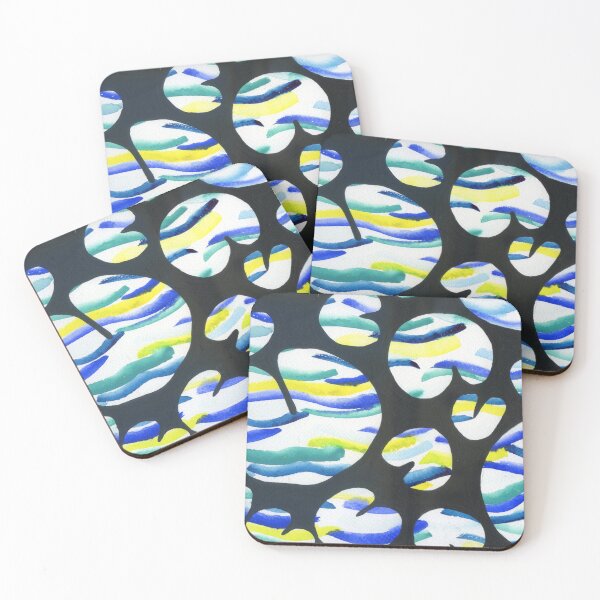 Item preview, abstract waterliles designed and sold by kosarandrea.