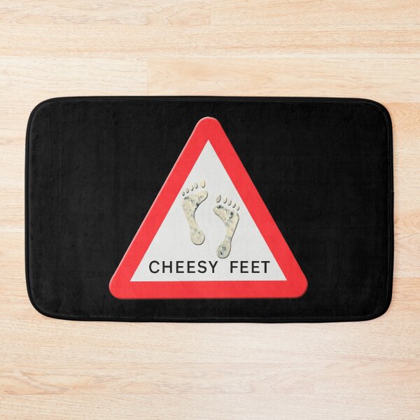 Item preview, Illustration - Cheesy feet Warning sign designed and sold by funkyworm.