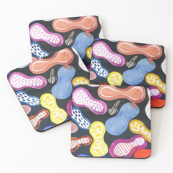 Item preview, abstract peanuts designed and sold by kosarandrea.