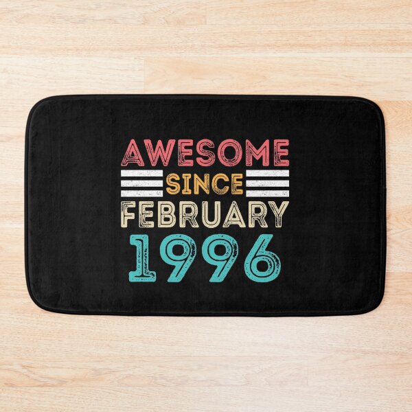 Item preview, Retro Vintage Birthday Gift - Awesome Since February 1996 designed and sold by meedTee.