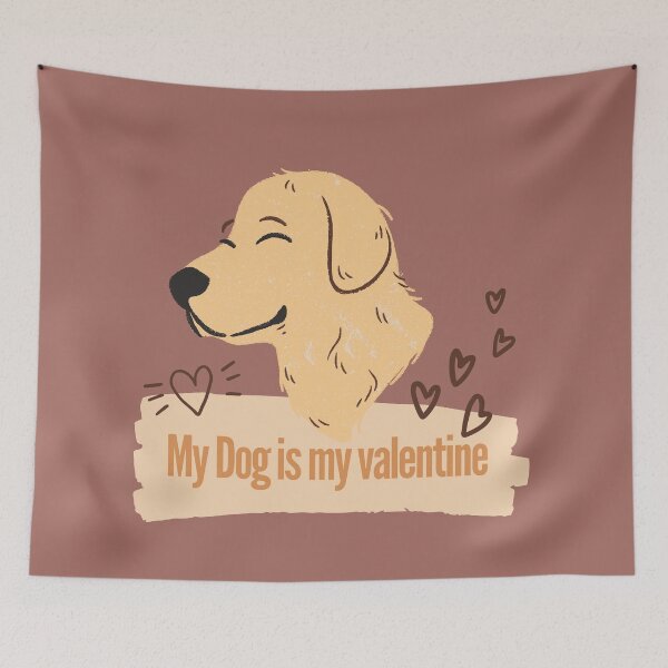 Item preview, Mi perro es mi san valentin designed and sold by Elfarida.