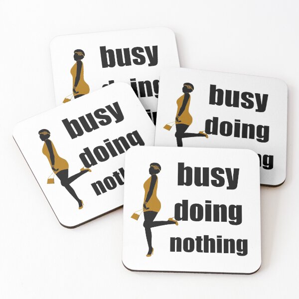 Item preview, busy doing nothing and the woman next to the letters designed and sold by nataliavavilina.