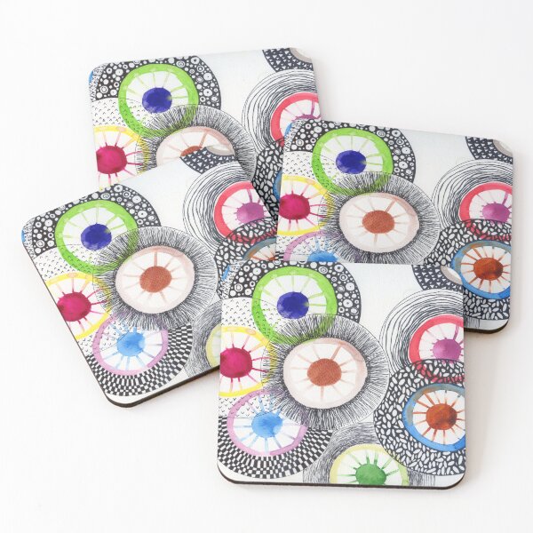 Item preview, abstract sea creatures designed and sold by kosarandrea.