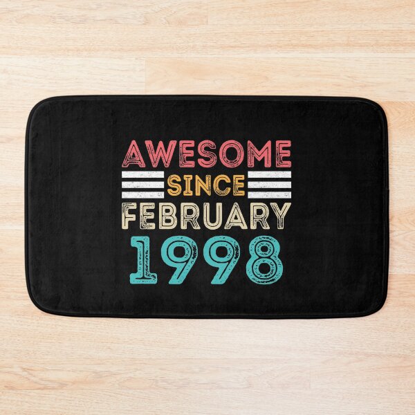 Item preview, Retro Vintage Birthday Gift - Awesome Since February 1998 designed and sold by meedTee.