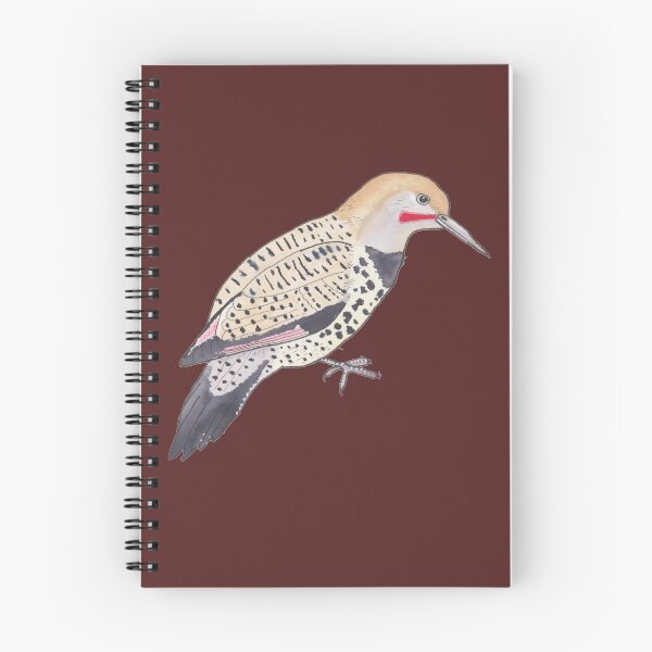 Item preview, Northern Flicker bird species watercolor art designed and sold by TheWaterBirds.