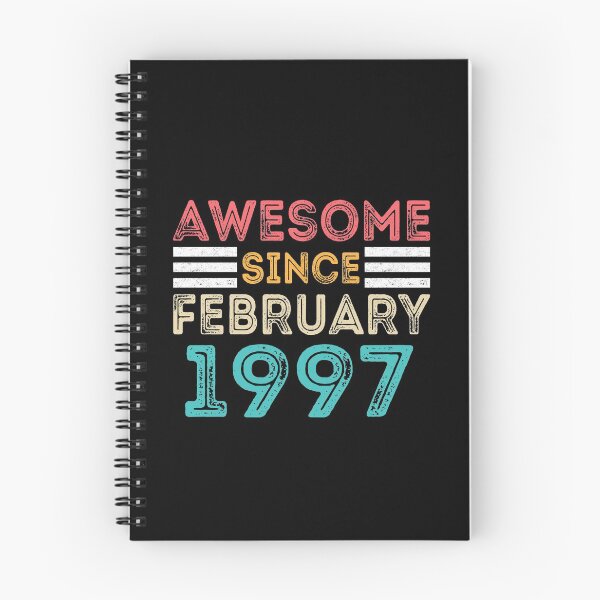 Item preview, Retro Vintage Birthday Gift - Awesome Since February 1997 designed and sold by meedTee.
