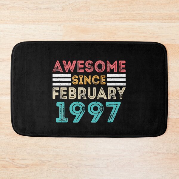 Item preview, Retro Vintage Birthday Gift - Awesome Since February 1997 designed and sold by meedTee.