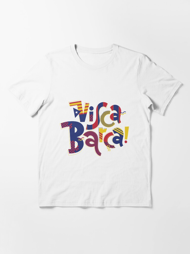 "FC Barcelona - Visca Barca" T-shirt for Sale by Foottering | Redbubble ...