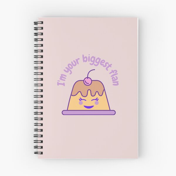 Item preview, I'm Your Biggest Flan, I'm Your Biggest Fan food pun designed and sold by GoodMoodFood.