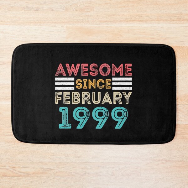 Item preview, Retro Vintage Birthday Gift - Awesome Since February 1999 designed and sold by meedTee.