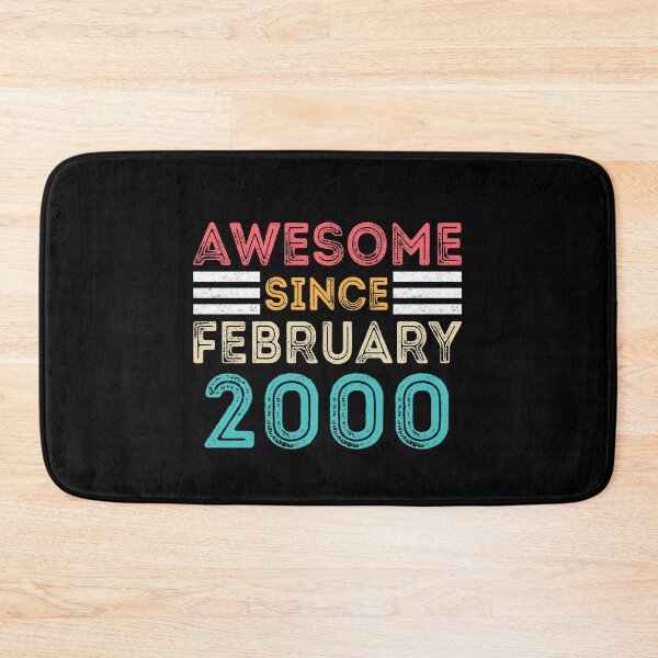 Item preview, Retro Vintage Birthday Gift - Awesome Since February 2000 designed and sold by meedTee.