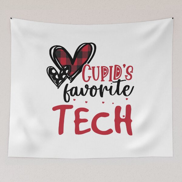 Item preview, Cupid's favorite tech - funny valentine gift for tech designed and sold by 0umStore.