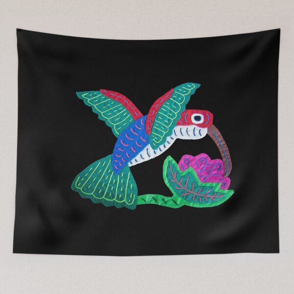 Item preview, Mola Design Birds hummingbird designed and sold by ejverf.