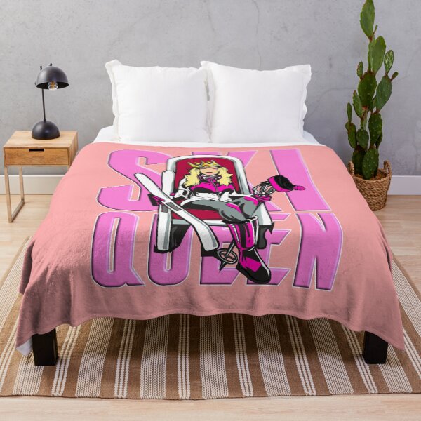 Item preview, Ski Queen Ski saying t-shirt design for women and girls designed and sold by Momentfaenger.