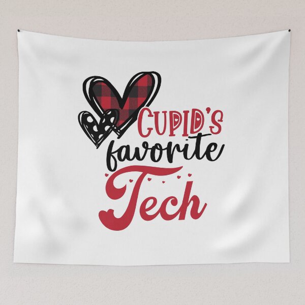 Item preview, Cupid's favorite tech - funny valentine gift for tech designed and sold by 0umStore.