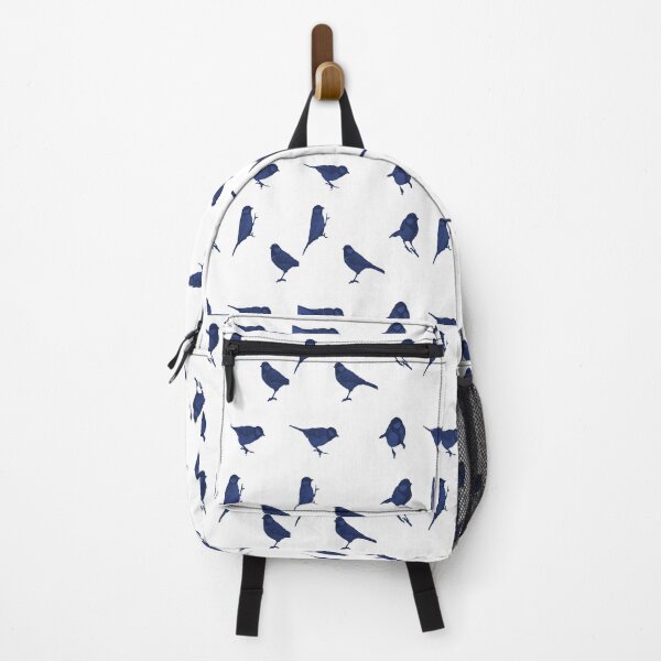 Item preview, Blue Birds on White designed and sold by AlteredAtelier.