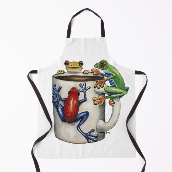 Item preview, Coffee Frogs designed and sold by GardenPartyArt.