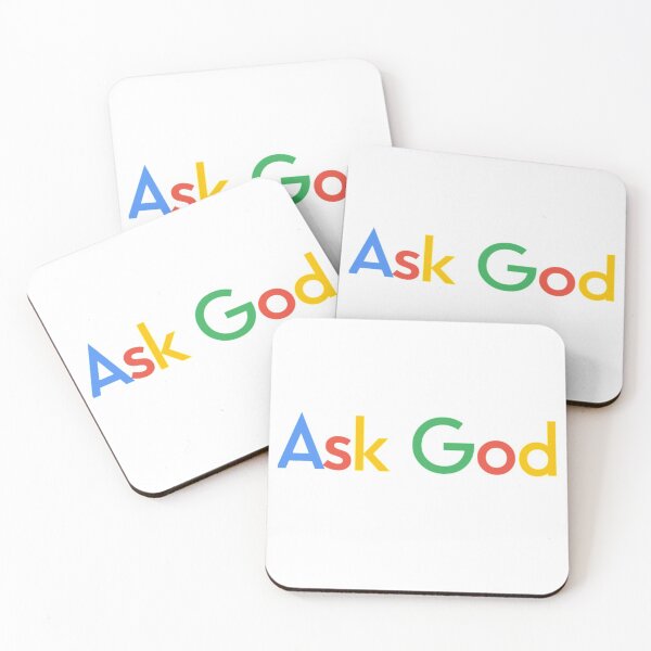Item preview, Ask God Religious Seek And Find Logo Parody  designed and sold by hempress.