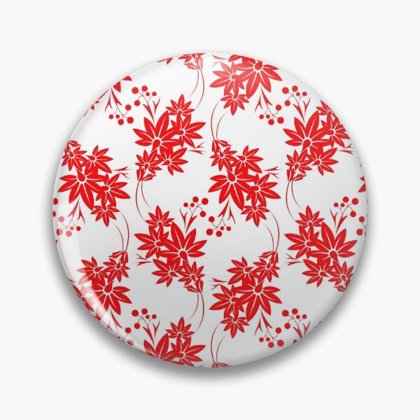 Item preview, Red Seamless Floral Pattern designed and sold by Sasas Design.